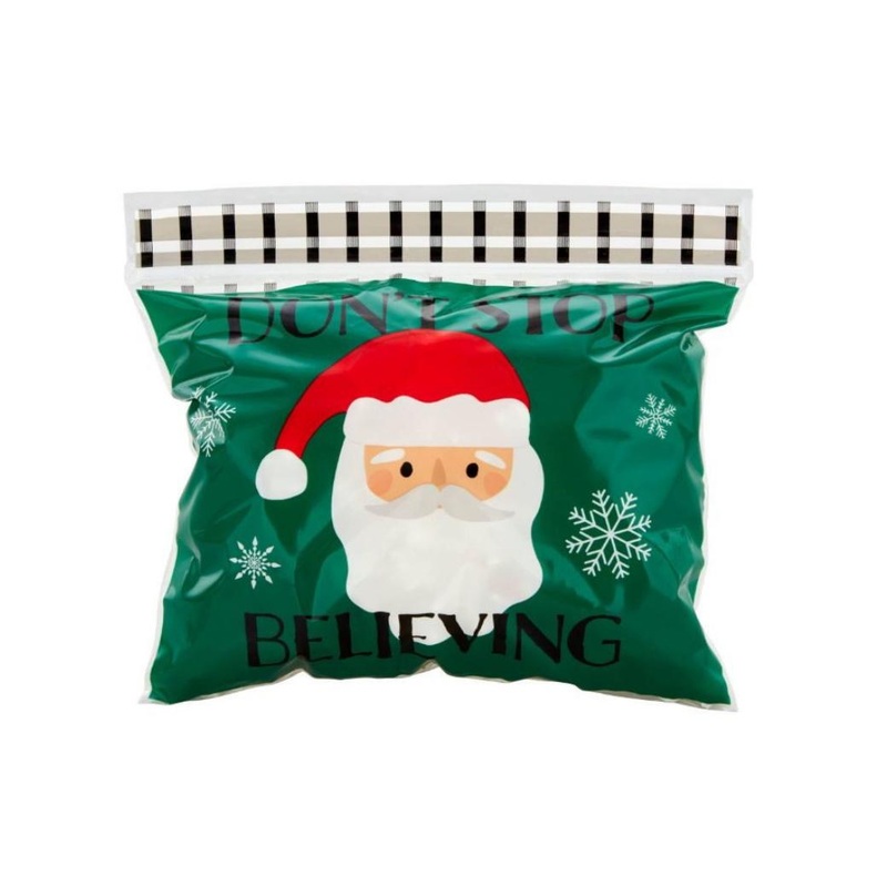 Wilton Santa Resealable Treat Bags 20pk