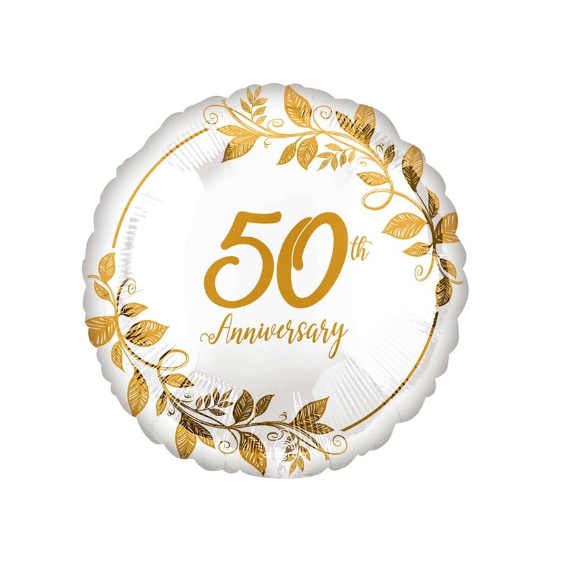 50th Anniversary Foil Balloon