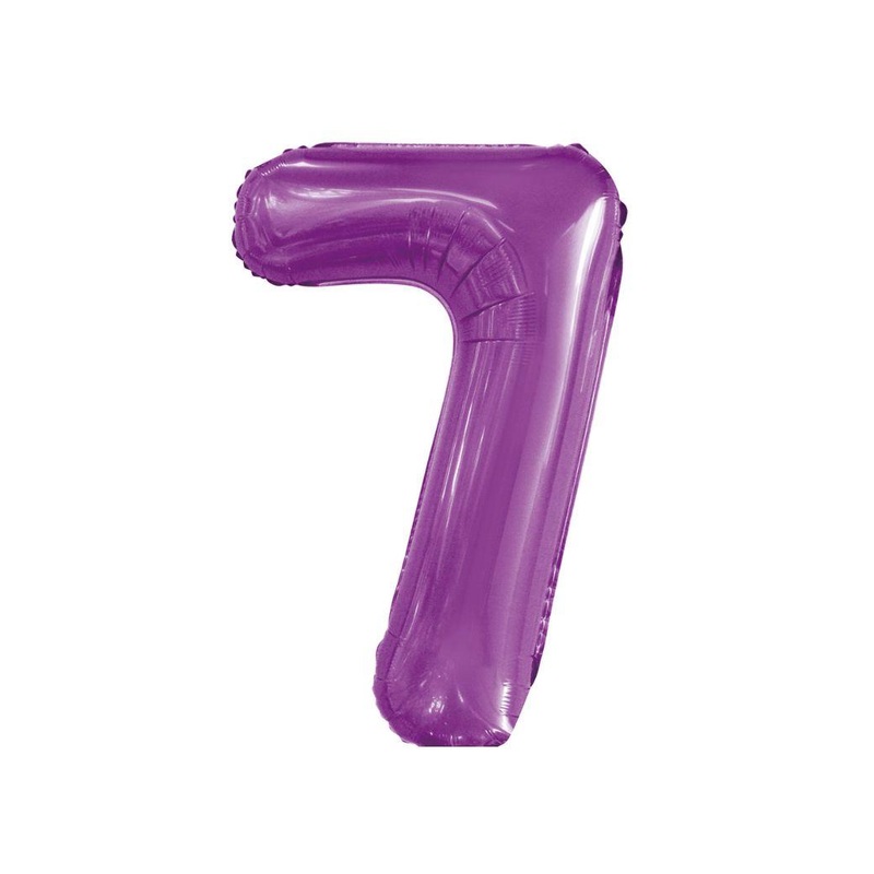86cm Purple Number Balloon - 7