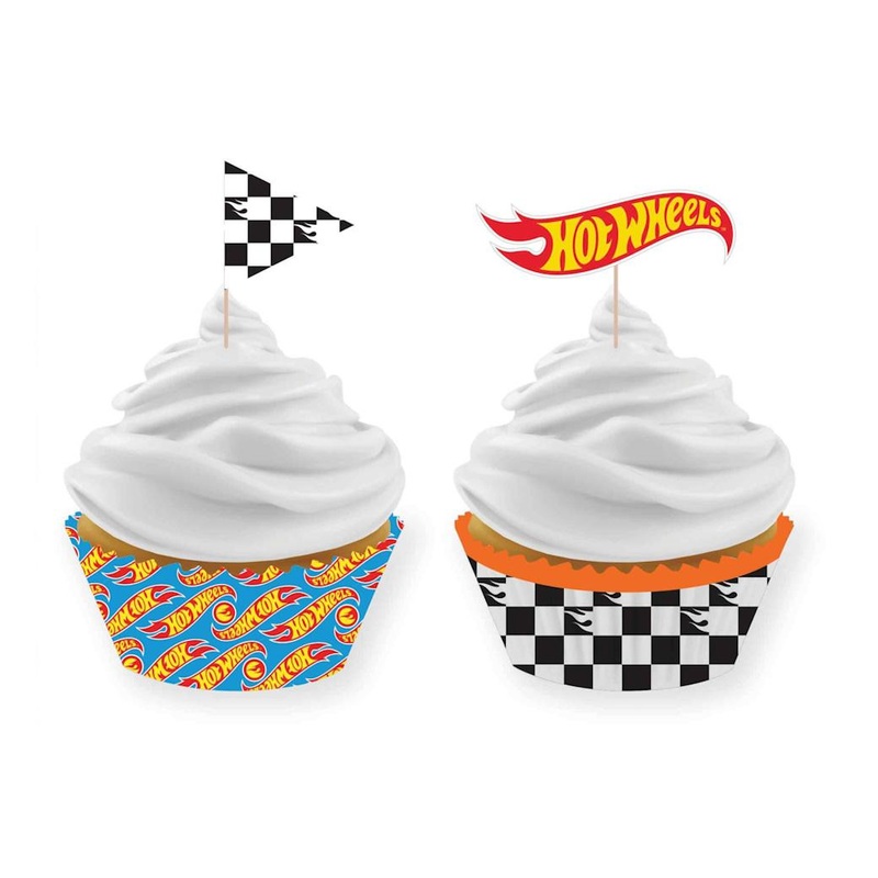 Hot Wheels Cupcake Kit