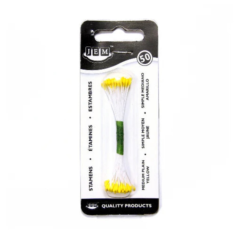 Medium Plain Stamens - Yellow