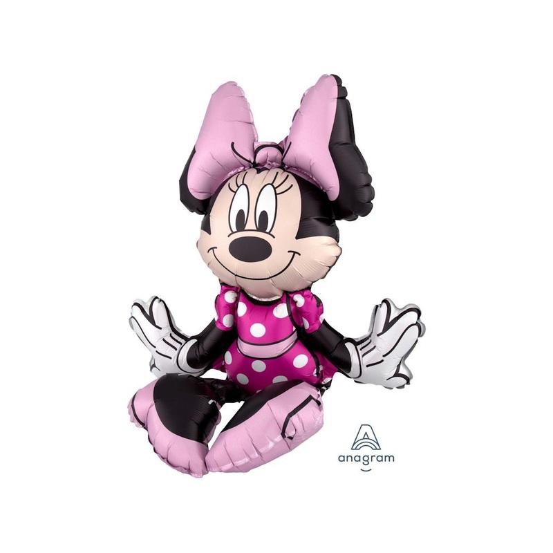 Minnie Mouse Sitting Foil Balloon