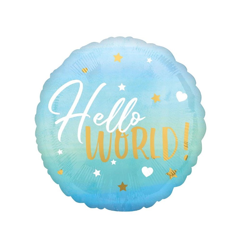 Oh Baby Boy Foil Balloon