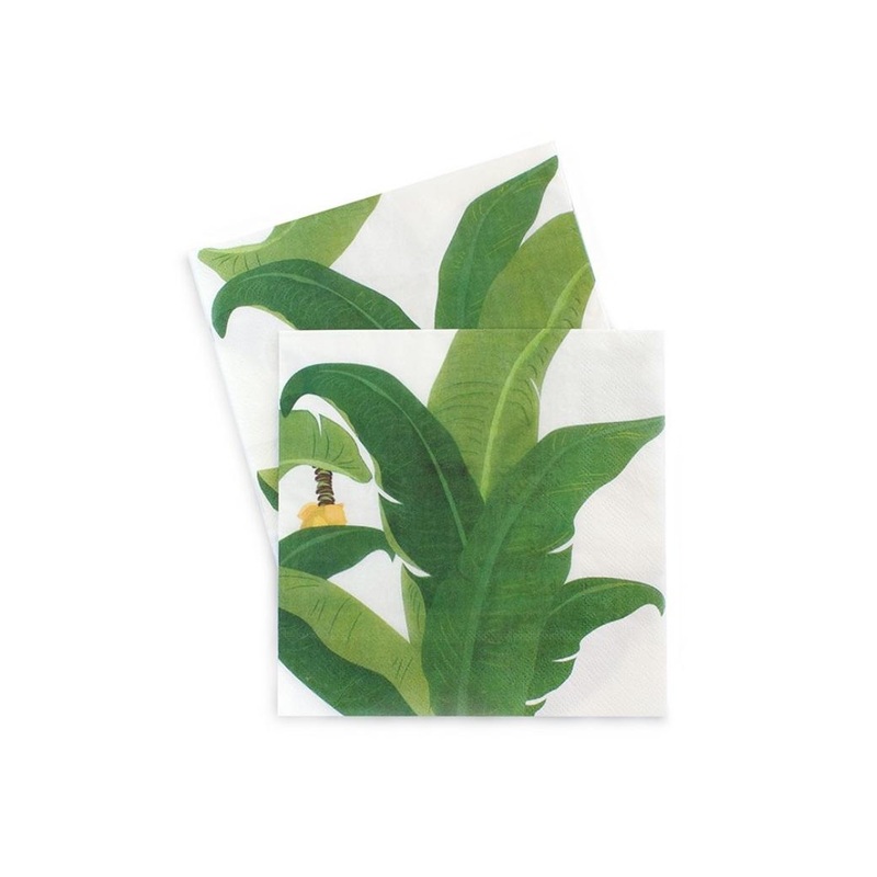 Paper Eskimo Napkins - Troppo Leaf