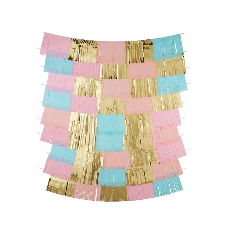 Pastel & Gold Fringe Banners