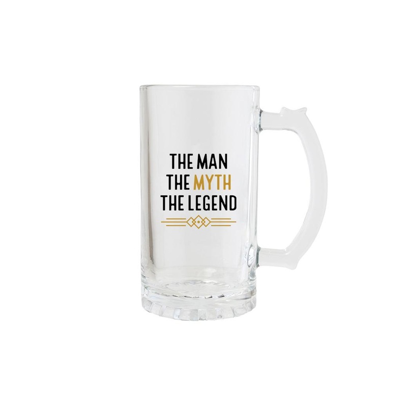 The Man Beer Glass