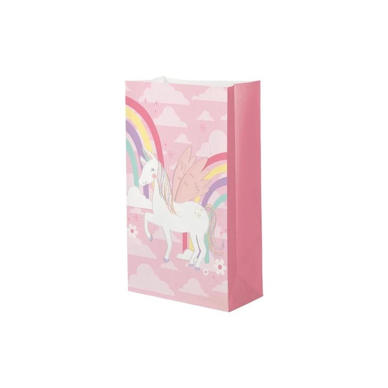 Unicorn Paper Treat Bags 8pk