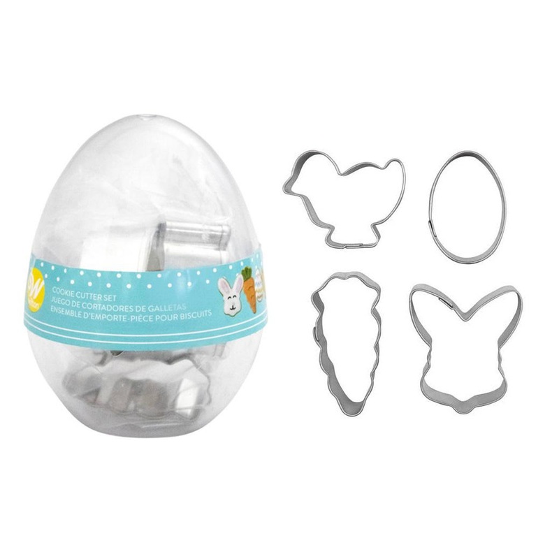 Wilton Easter 4pce Mini Cookie Cutters Set