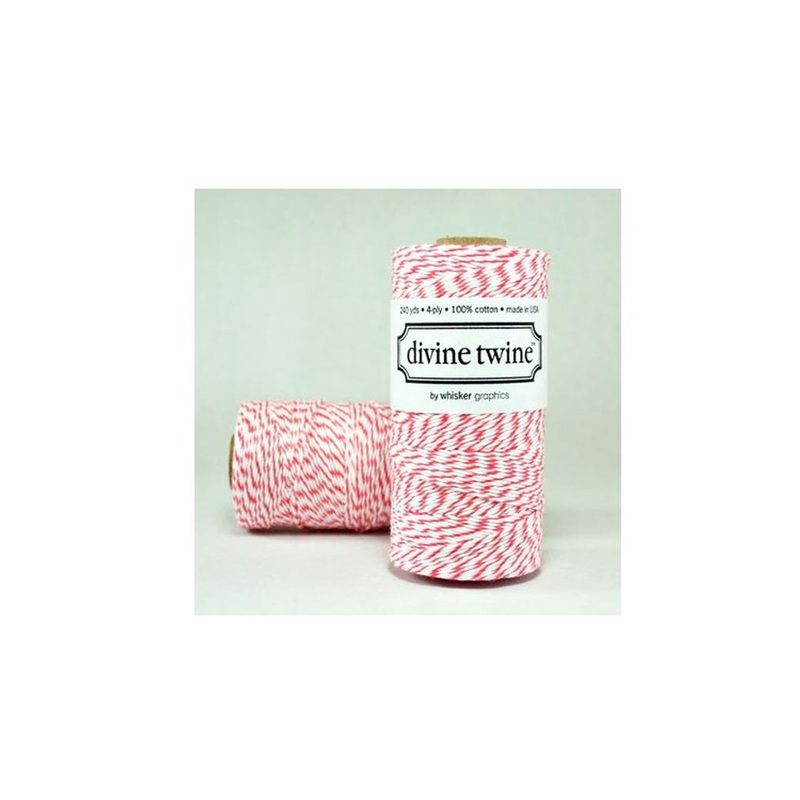 100% Cotton Bakers Twine - Coral