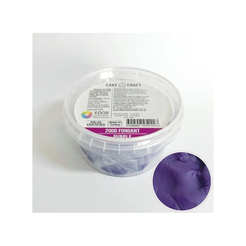 Cake Craft Fondant 200g - Purple