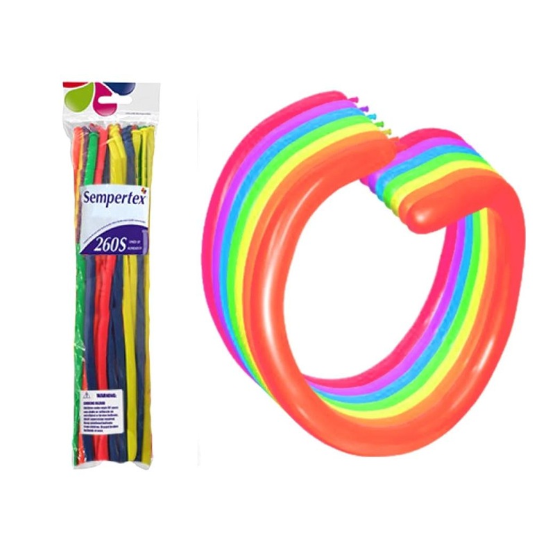 Modelling Balloons 50pk - Neon