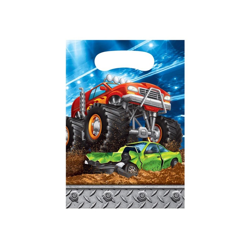 Monster Truck Loot Bags 8pk