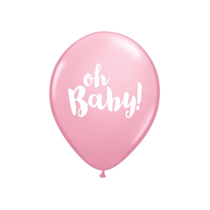 Oh Baby Balloon - Pastel Pink