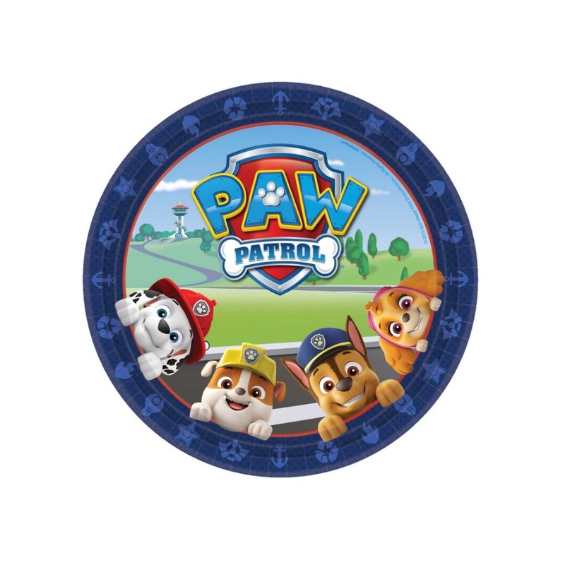 Paw Patrol Adventures Dinner Plates 8pk