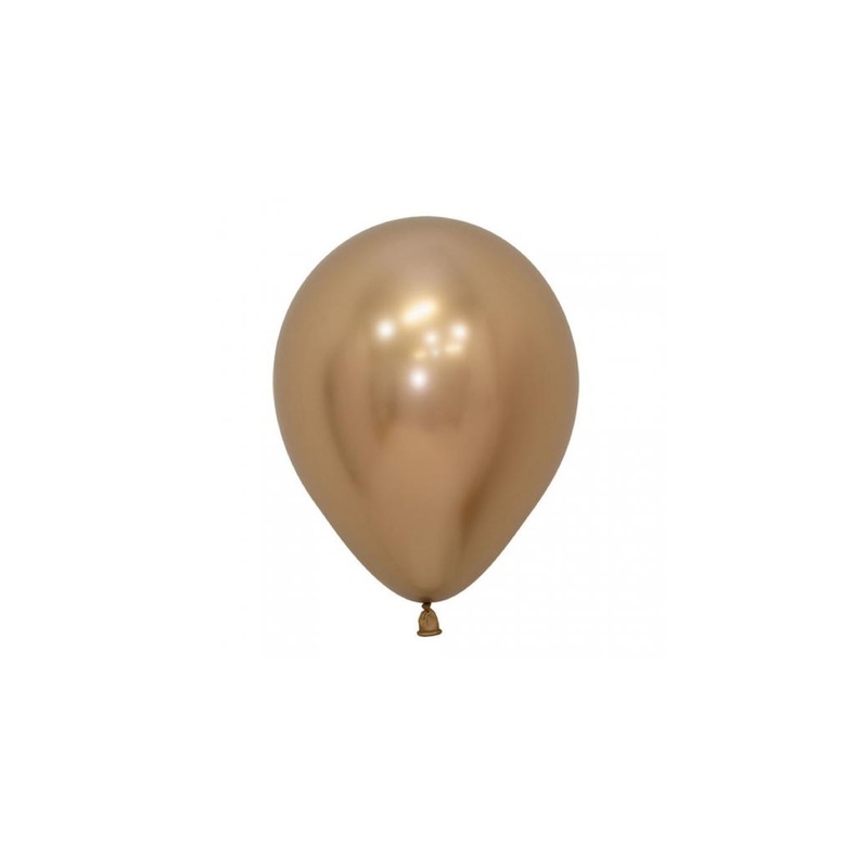 Reflex Balloon - Gold 12cm 10pk