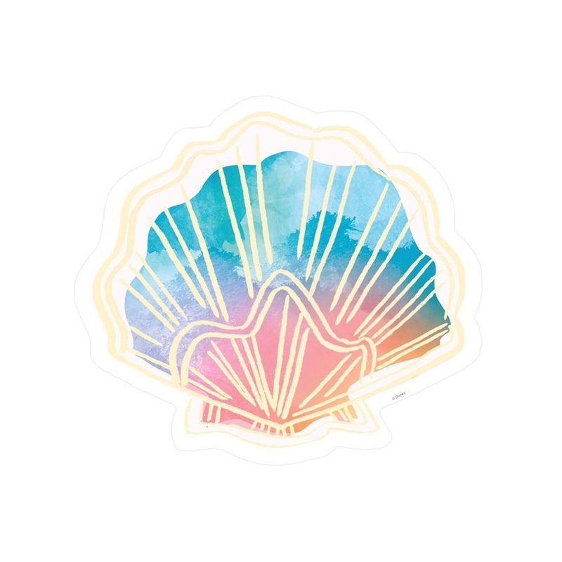 The Little Mermaid Shell Shaped Plates 8pk