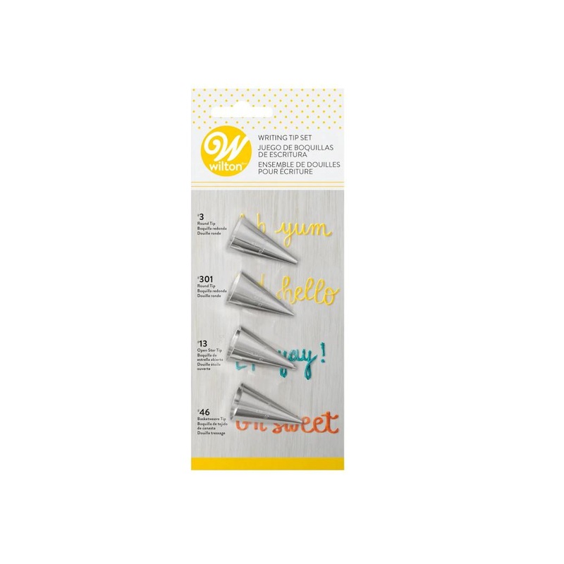 Wilton 4pce Writing Tip Set