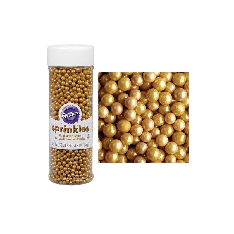 Wilton Sugar Pearls - Gold