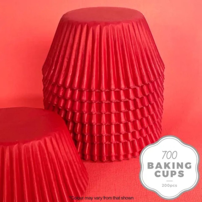 Wish Cupcake Cases 200pk - Red