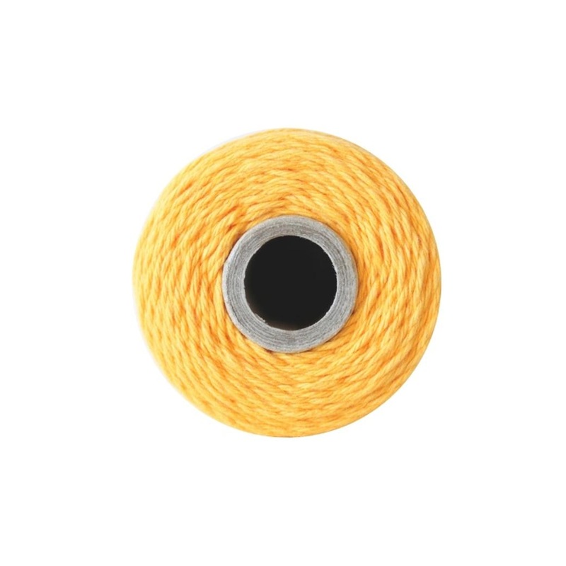 100% Cotton Bakers Twine - Solid Yellow