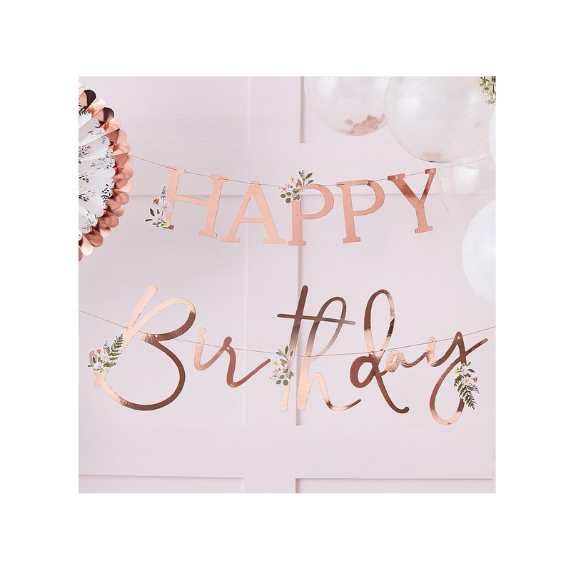 Let's ParTea Happy Birthday Bunting