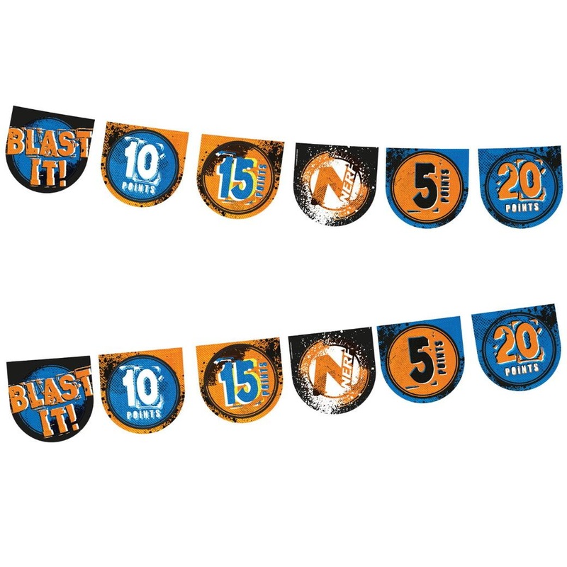 Nerf Target Pennant Banner