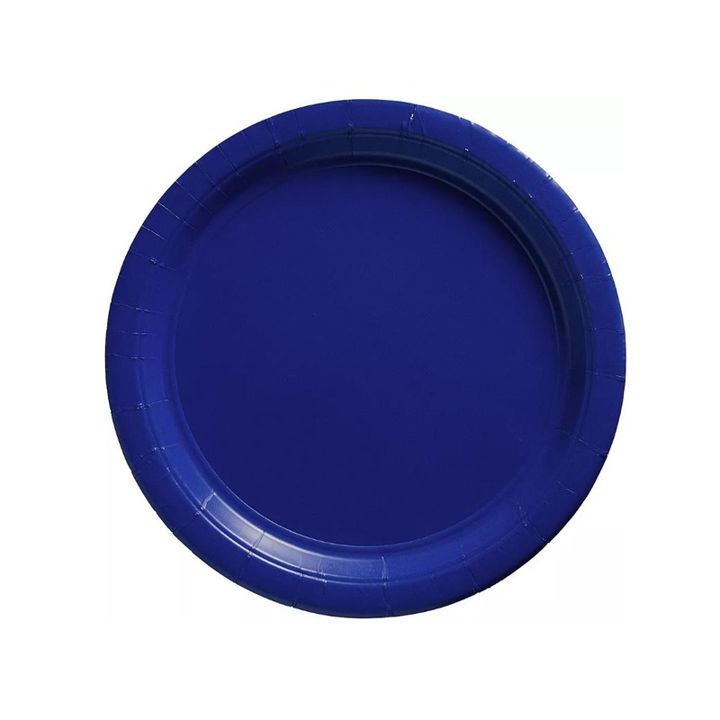 Royal Blue Dinner Plates 20pk