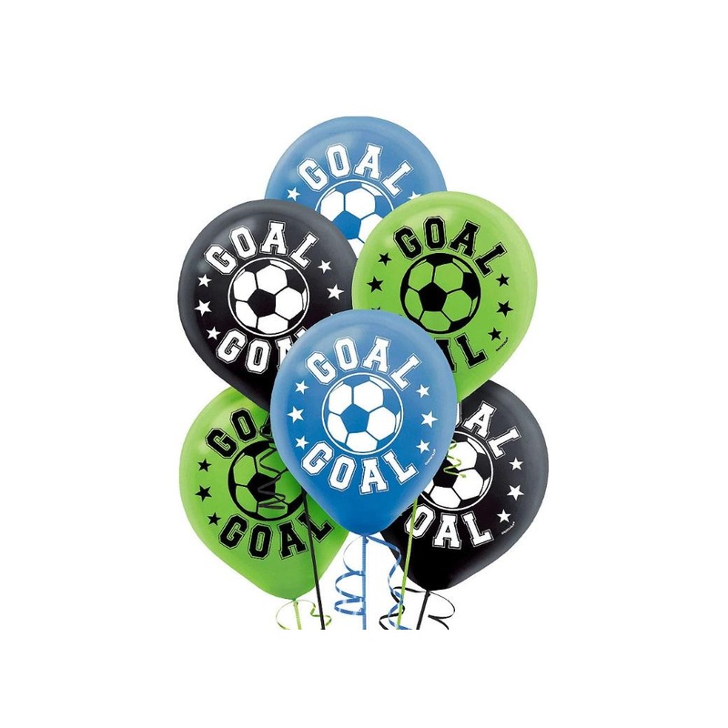 Soccer Fan Balloons 6pk