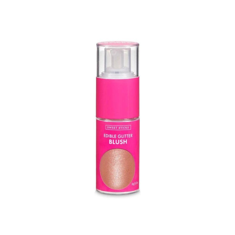 Sweet Sticks Edible Glitter Pump - Blush