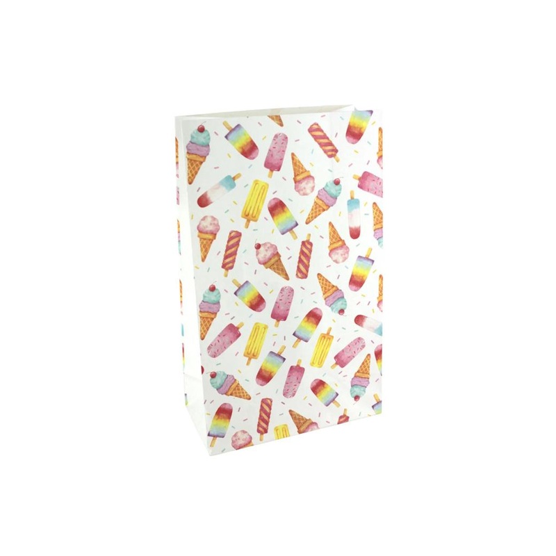 Ice Cream Party Treat Bags 8pk
