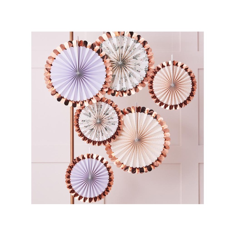 Let's ParTea Paper Fans 6pk