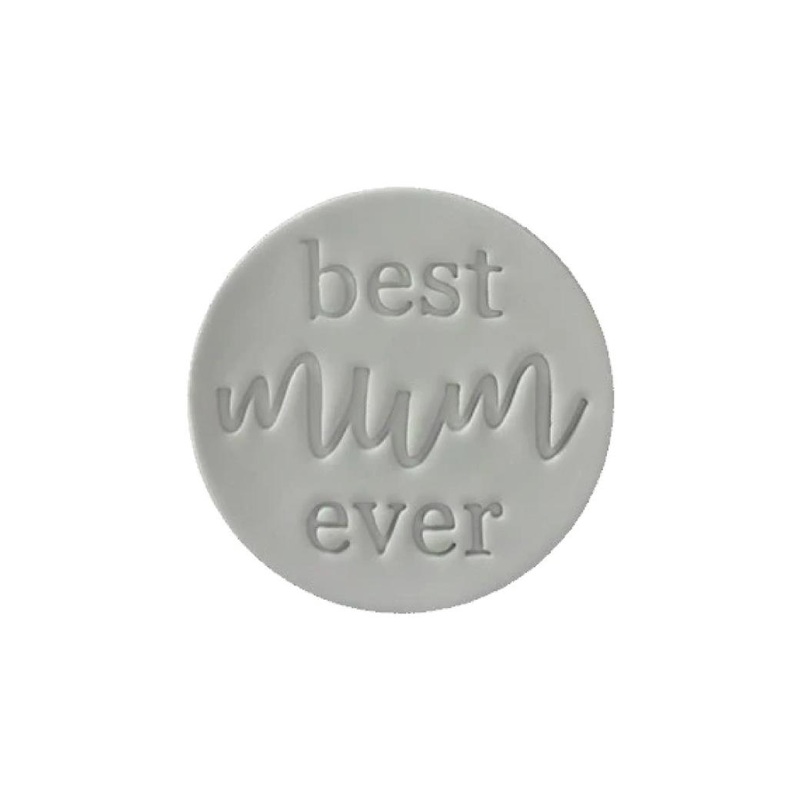 Little Biskut Best Mum Ever Embosser