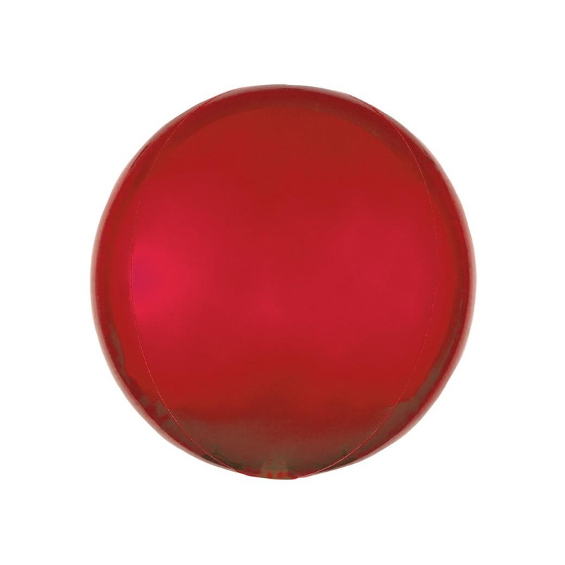 Orbz Foil Balloon - Red
