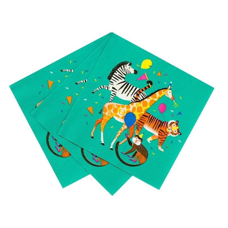 Party Animals Napkins 20pk