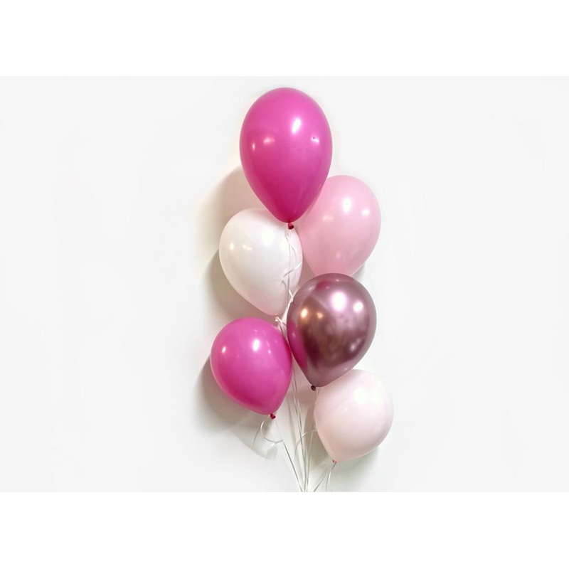 Plain Balloon Mix - Barbie Girl 6pk