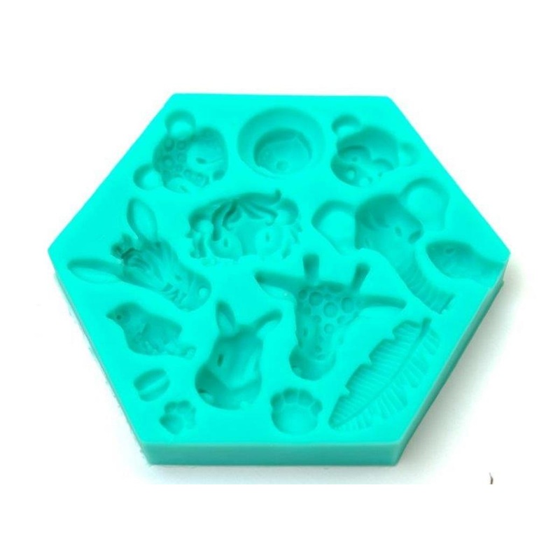 Silicone Mould - Jungle Animals