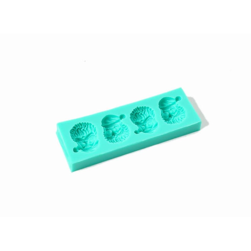 Silicone Mould - Santa Faces