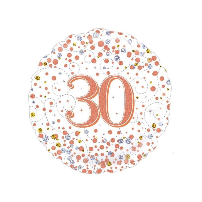 Sparkling Fizz 30th Foil Balloon