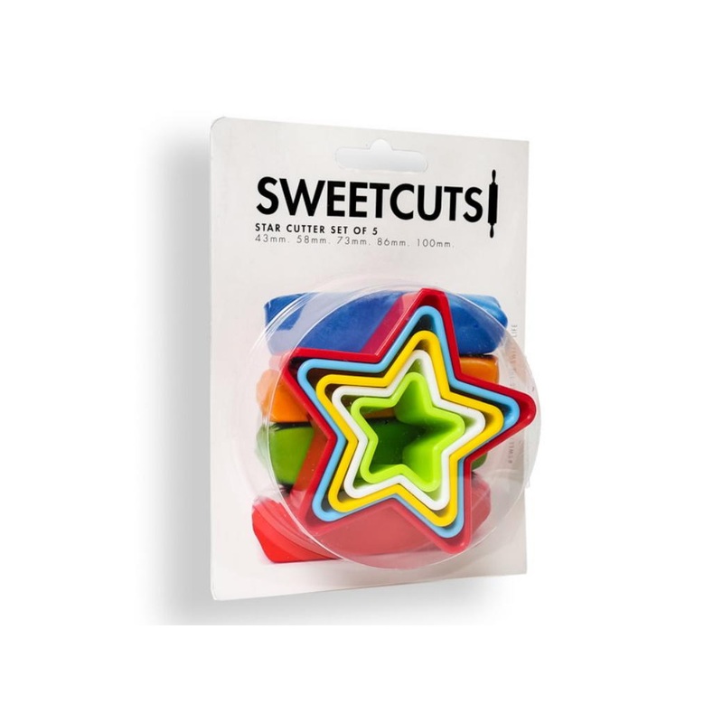 Star Cookie Cutters 5pce Set