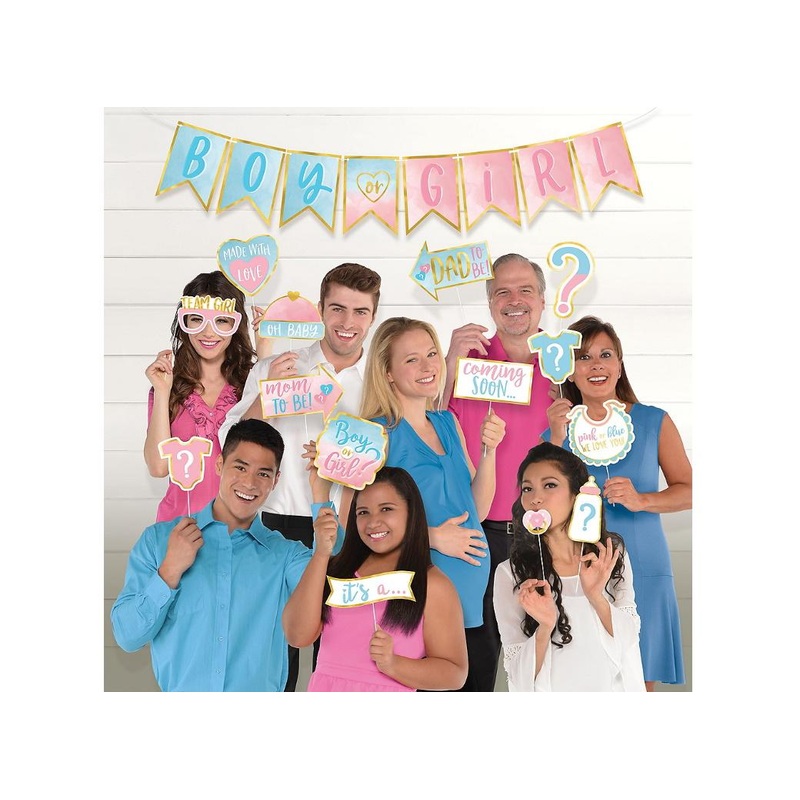 The Big Reveal Photo Props & Banner