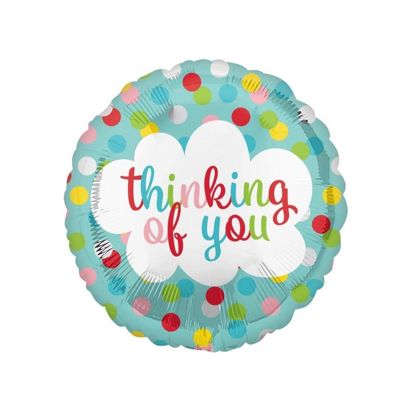 Thinking Of You Dots Foil Balloon