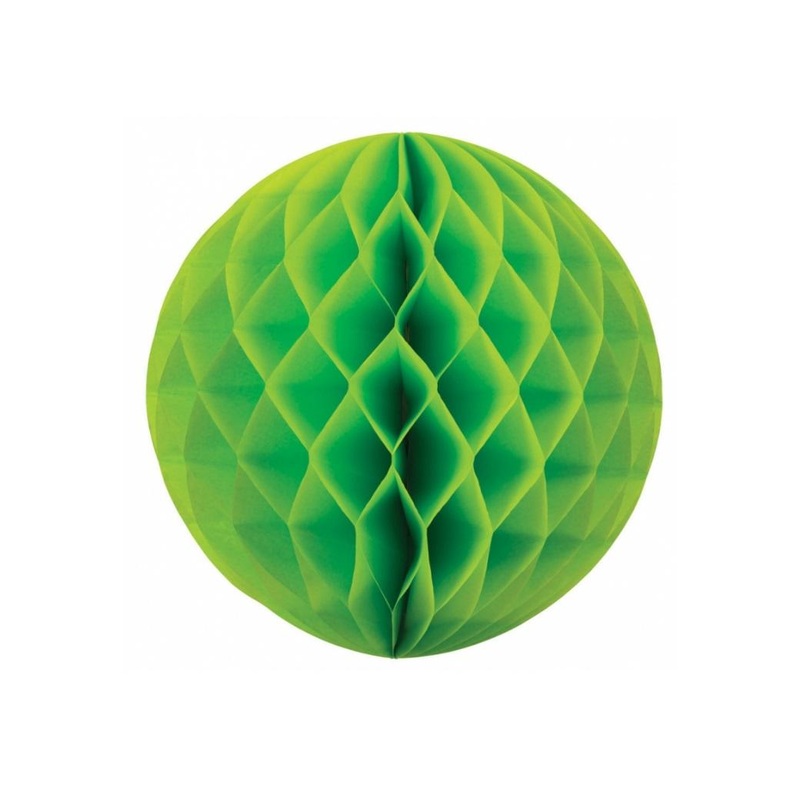 Tissue Honeycomb Ball 35cm - Lime Green