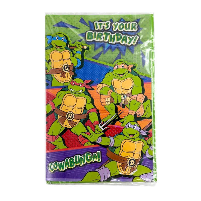 TMNT Birthday Card