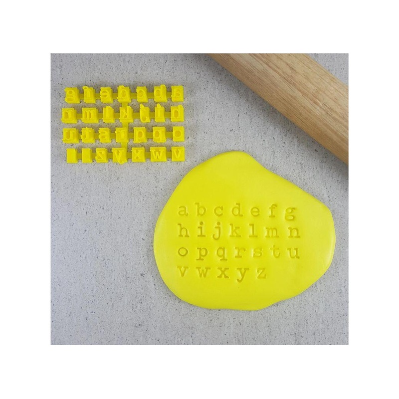 Typewriter Letter Embosser Set - Lower Case
