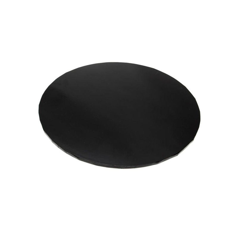 Black Round Cake Board - 7"