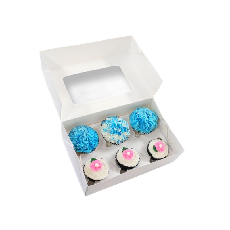 Loyal Cupcake Box 4in 6-Hole