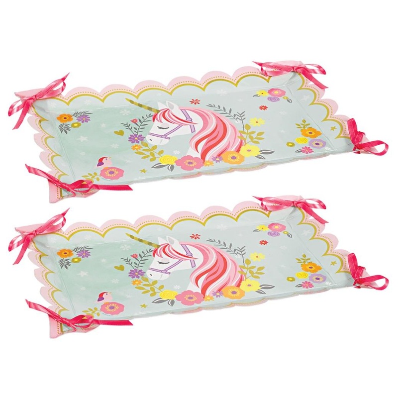 Magical Unicorn Serving Trays 2pk