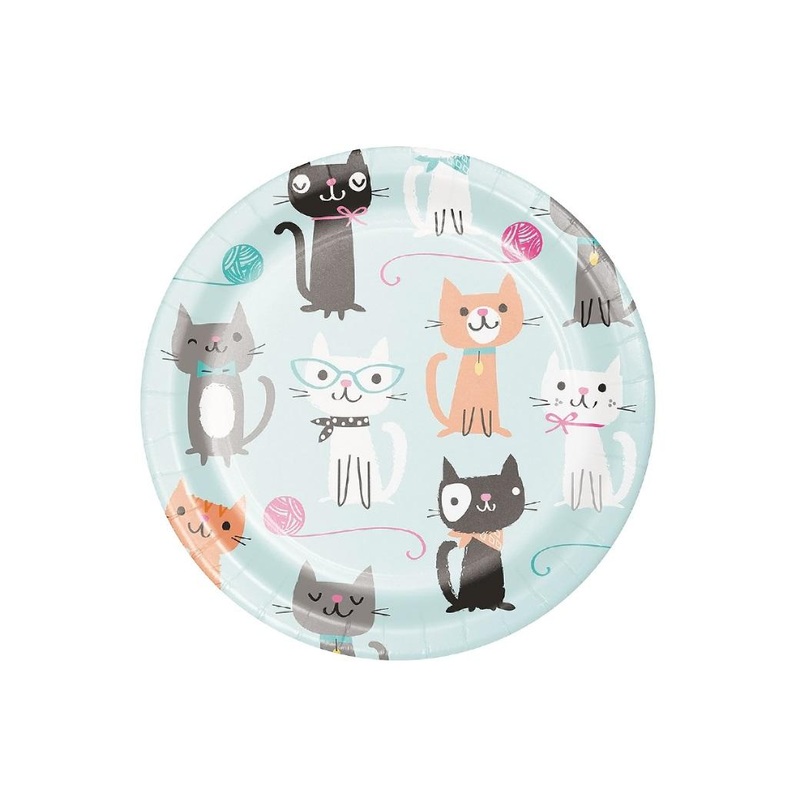 Purr-fect Party Lunch Plates 8pk