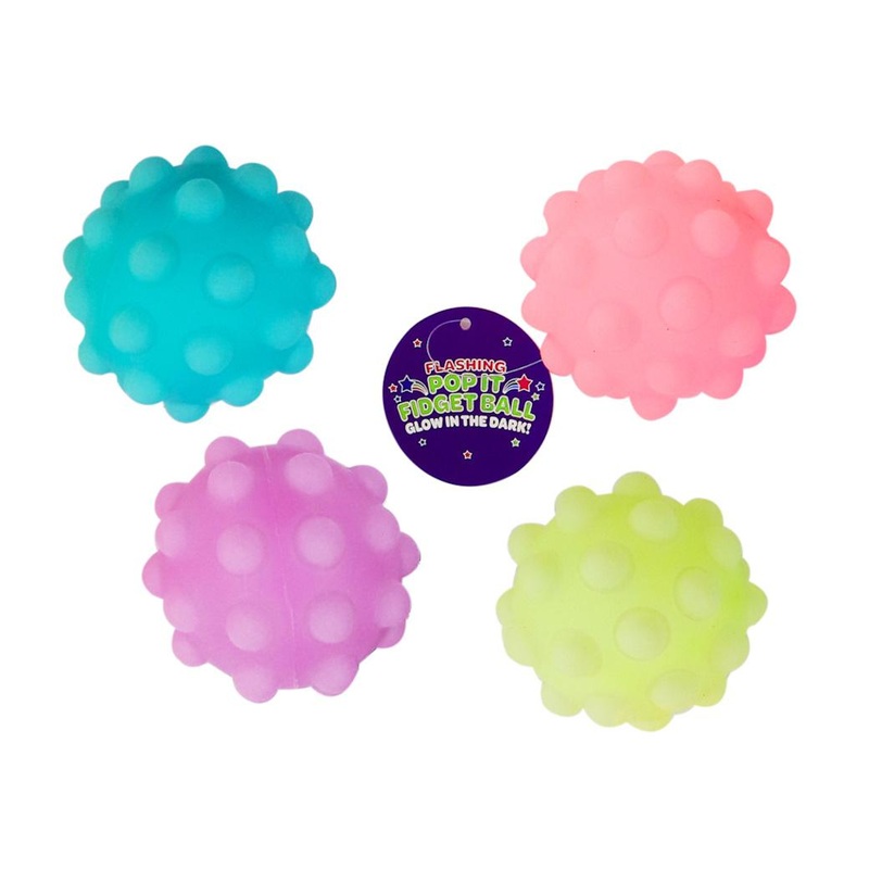 Push Pop Light Up Bounce Ball