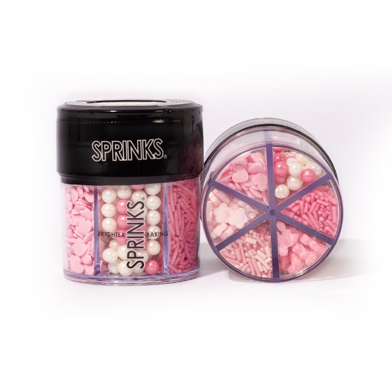 Sprinks 6 Cell Sprinkles - Pink Charm